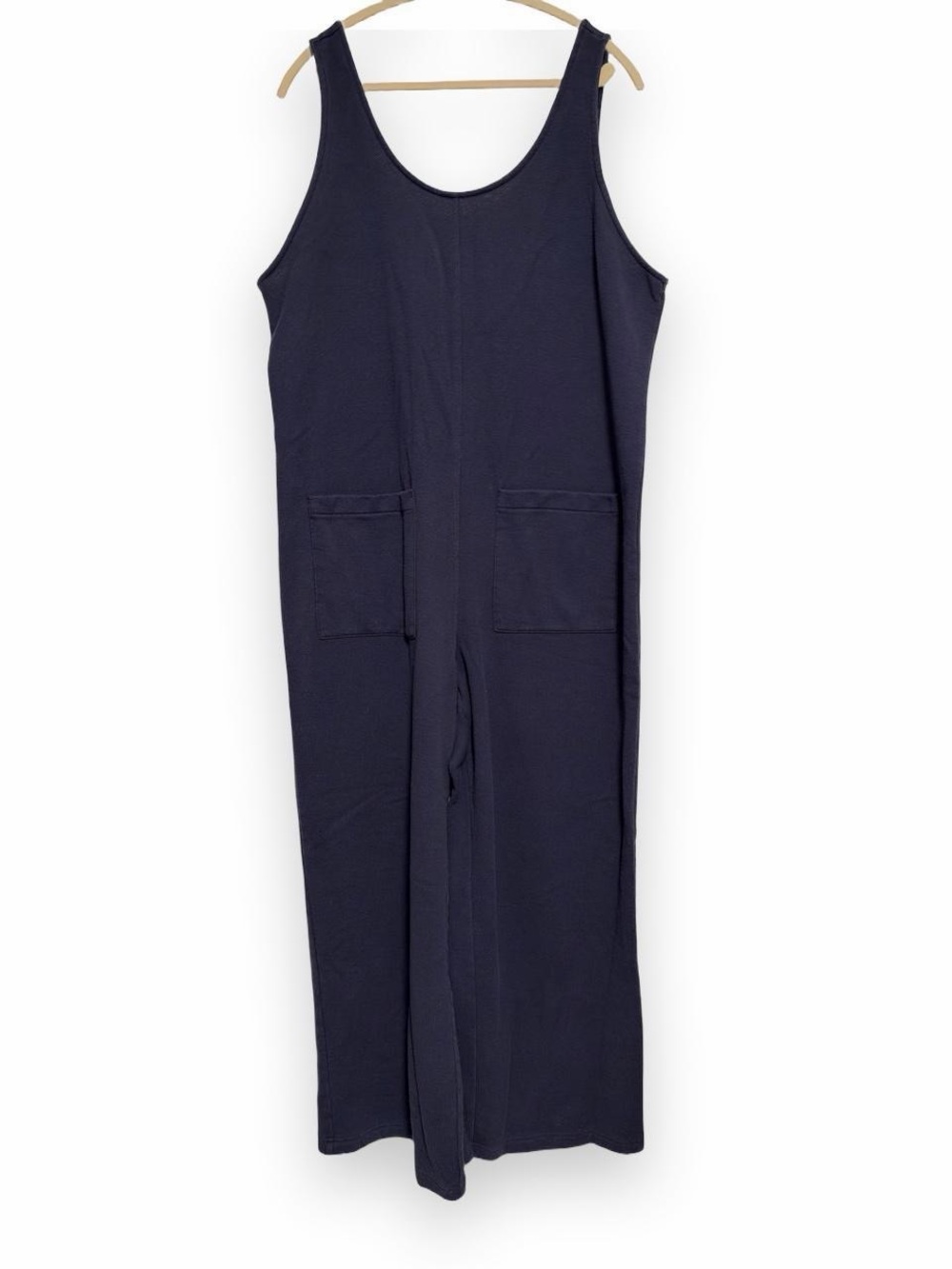 Old Navy Blue Knit Wide Leg Jumpsuit | XL | GUC